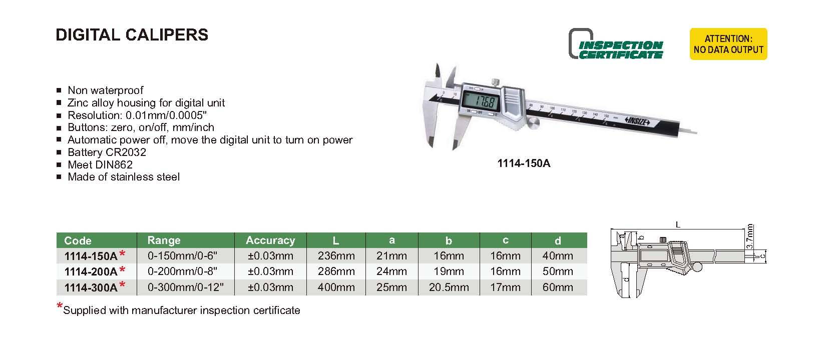 کولیس مدل 300-1114