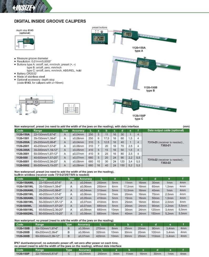 کولیس مدل 150-1120