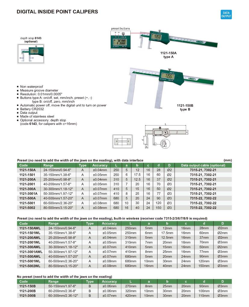 کولیس مدل 150-1121