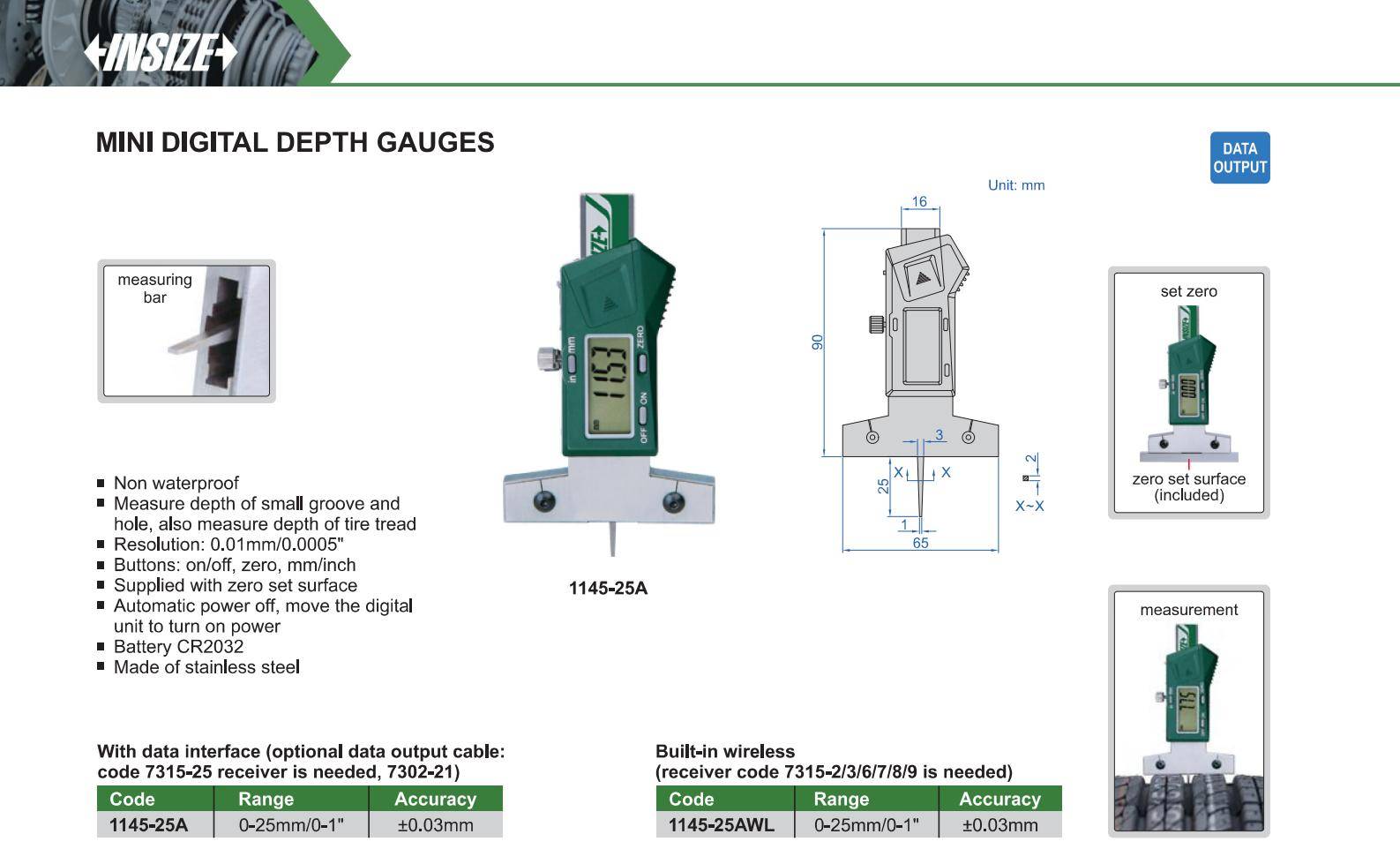 عمق سنج مدل 25-1145