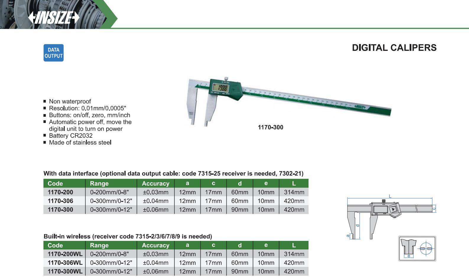 کولیس مدل 300-1170
