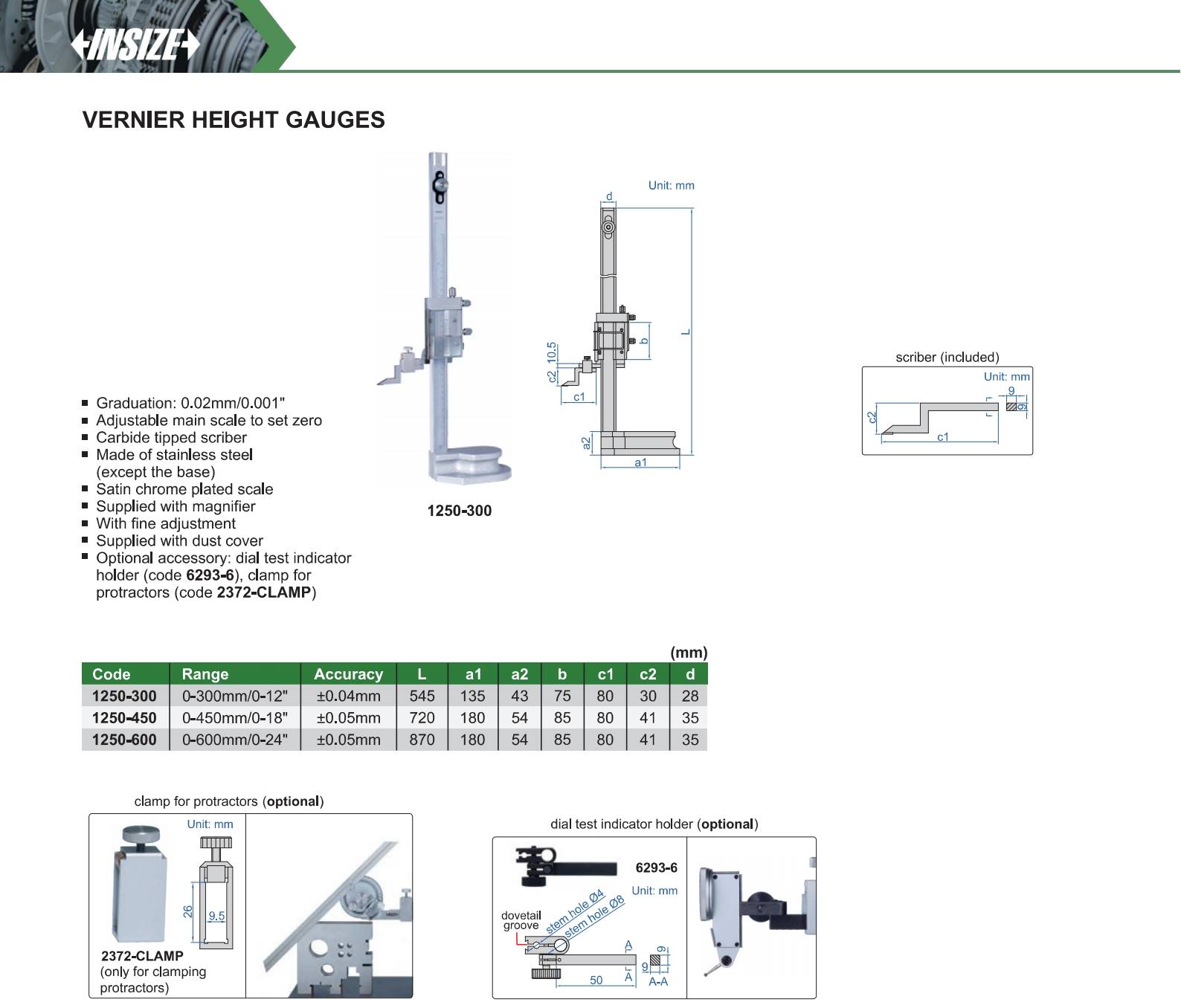 کولیس مدل 300-1250