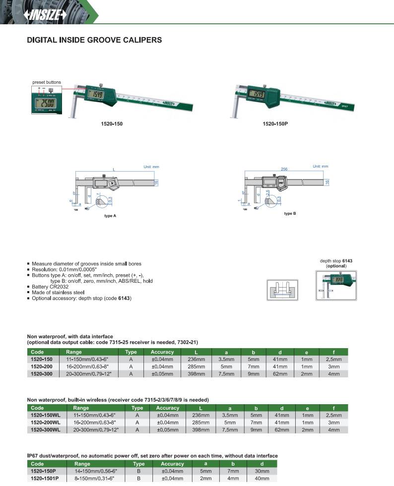 کولیس مدل 150-1520