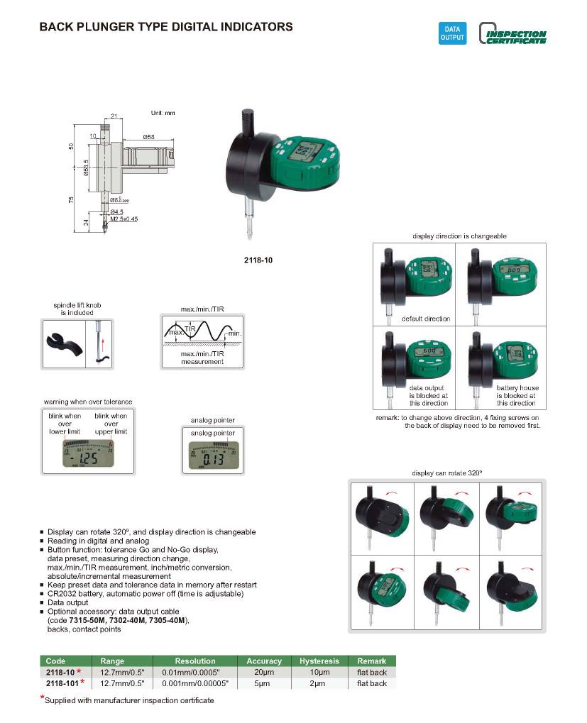 ساعت صفحه گردان مدل 10-2118 