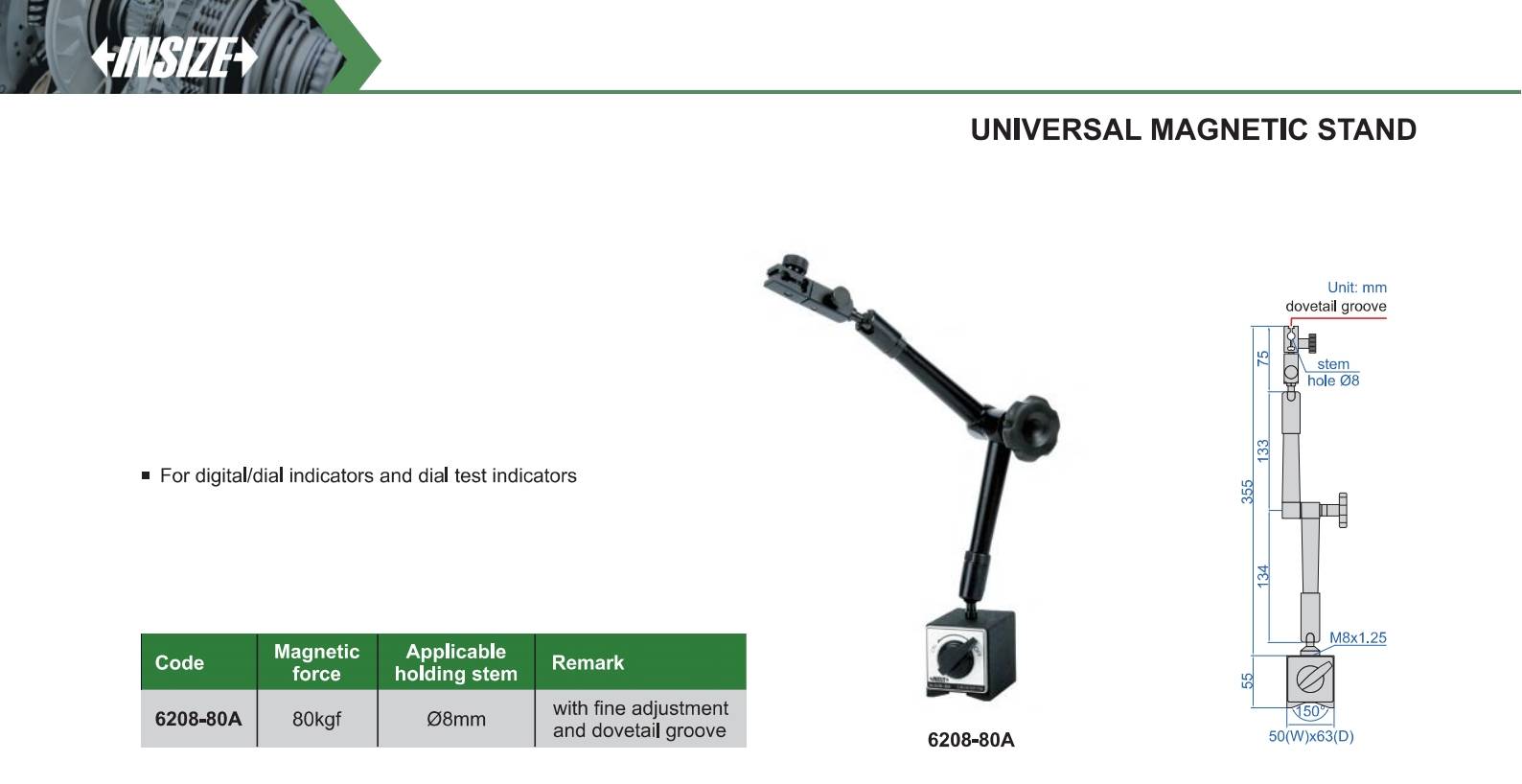 پایه ساعت مفصلی مدل 80-6208 