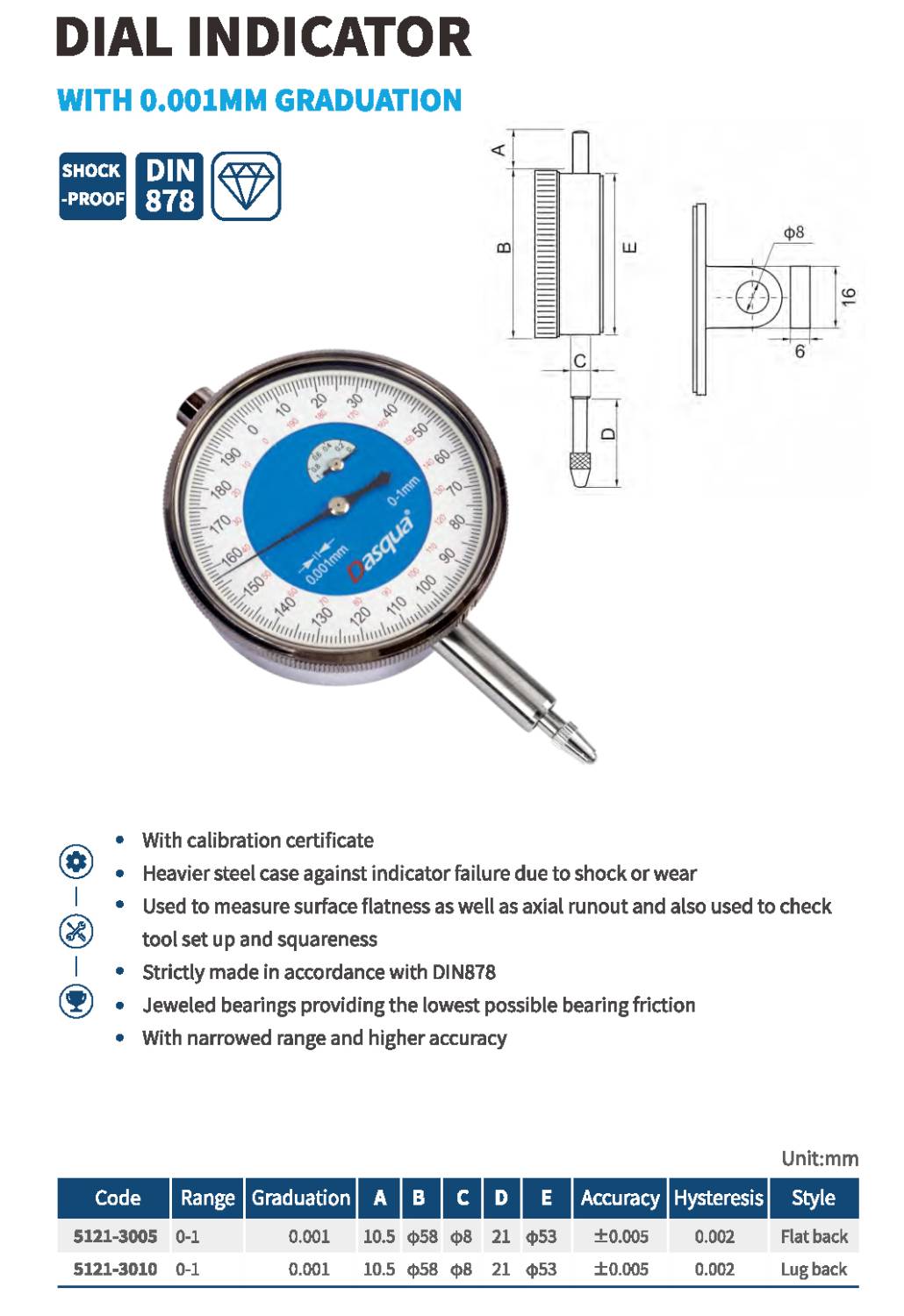 ساعت اندیکاتور مدل 3005-5121