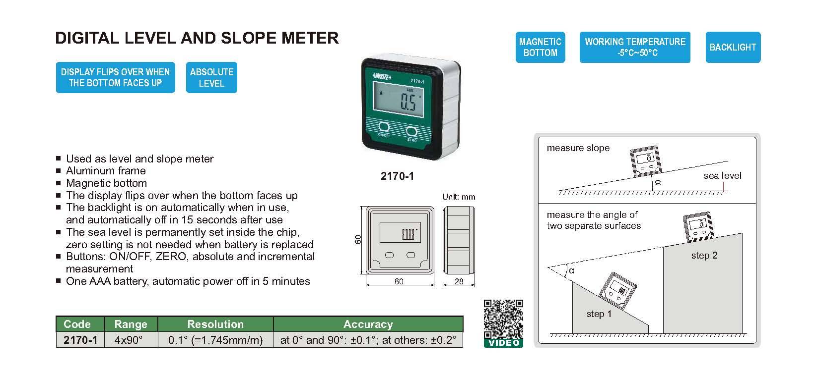 تراز دیجیتال مگنت دار مدل 1-2170