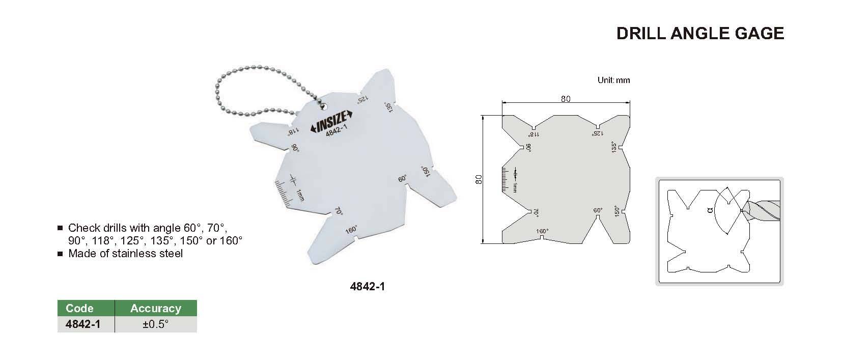 شابلون مته مدل 1-4842 