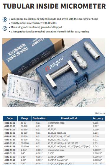 میکرومتر داخل سنج 8107-4311