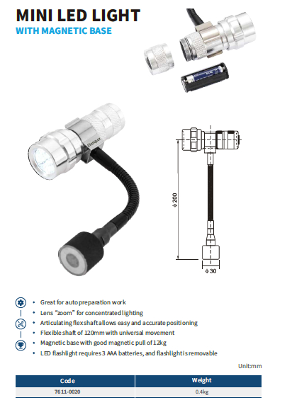 چراغ قوه LED مدل 0020-7611