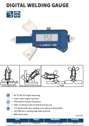 گیج جوش دیجیتال  مدل 1005-8530 