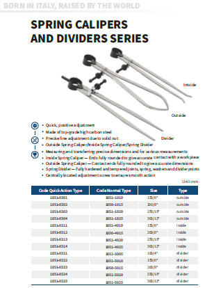 پرگار معمولی داخی  مدل 0312-1051