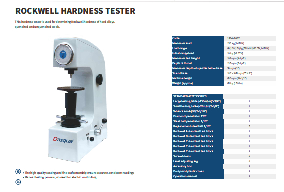 سختی سنج راکول مدل 3607-1804 