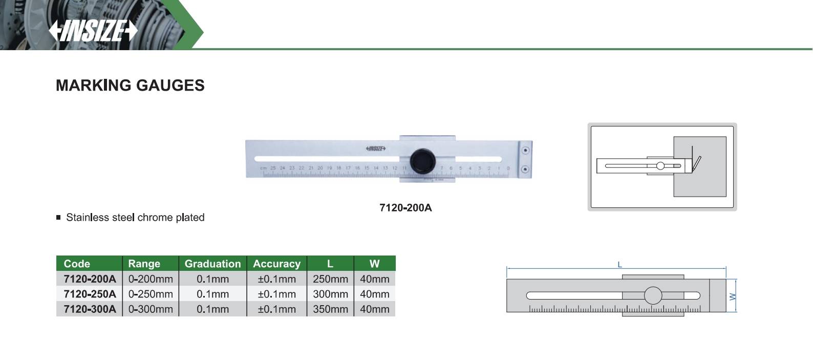 کولیس خط کش مدل 200-7120 