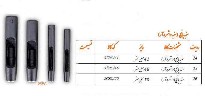 سنبه پانچ 41 میلی متر مدل HPL/41 گروز GROZ