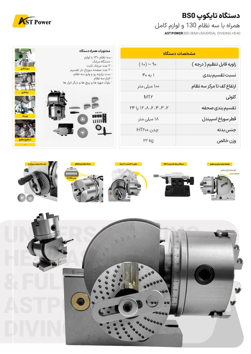 دستگاه تایکوپ BS0 ای اس تی پاور AST POWER